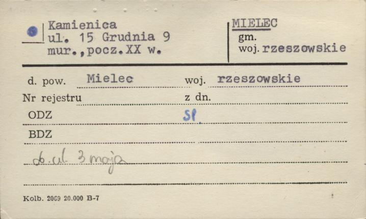 kamienica, skan 1