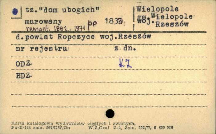 tzw. dom ubogich, skan 1