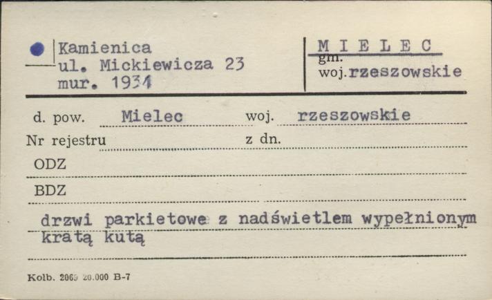 kamienica, skan 1