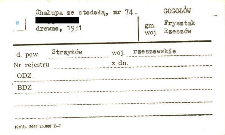 chałupa ze stodołą, skan 1