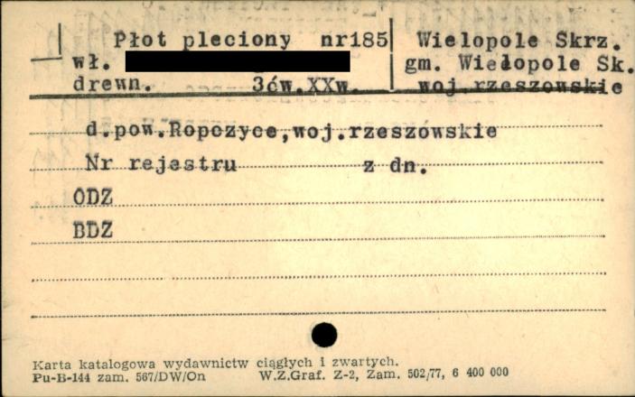 płot pleciony, skan 1