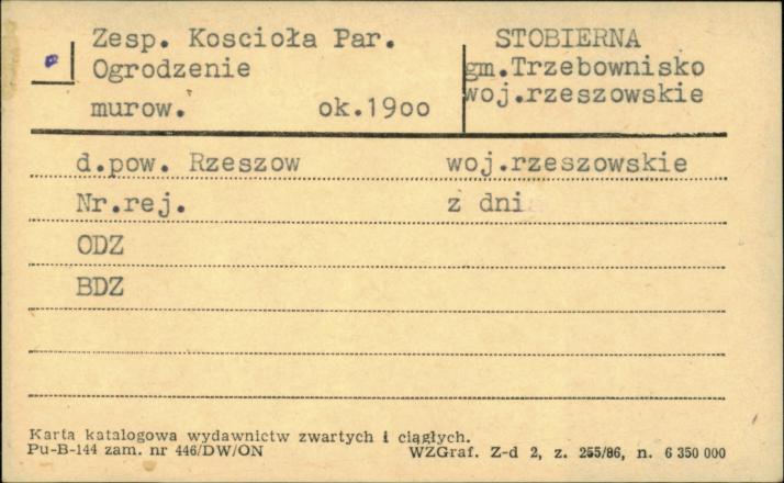 zespół kościoła par., ogrodzenie, skan 1
