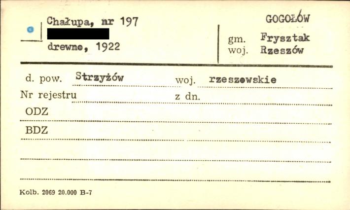 chałupa, skan 1