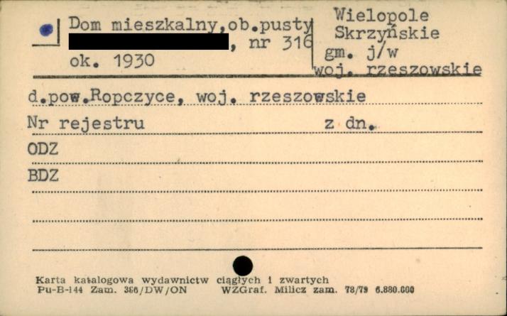 dom mieszkalny, ob. pusty, skan 1