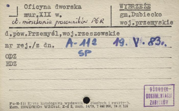 oficyna dworska, skan 1