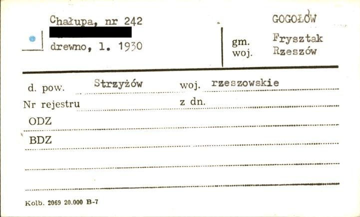 chałupa, skan 1