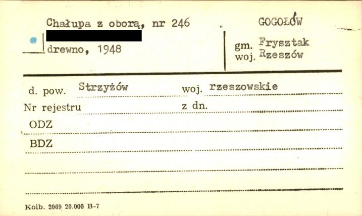 chałupa z oborą, skan 1