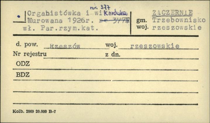 organistówka i wikarówka, skan 1