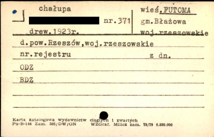 chałupa, skan 1