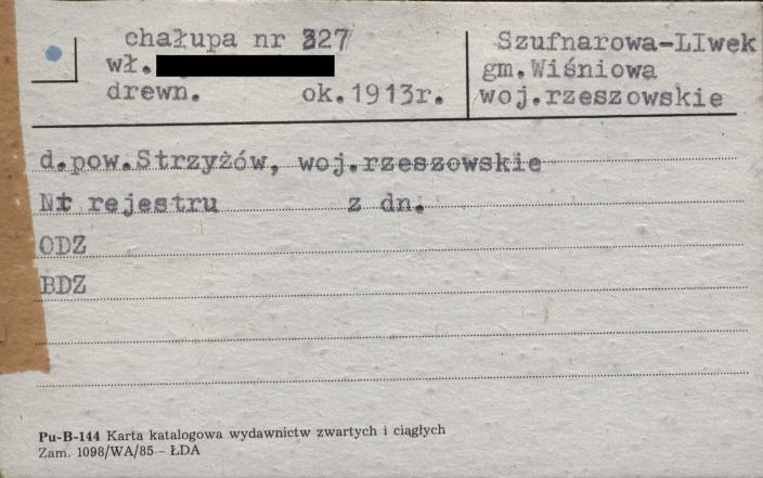 chałupa, skan 1