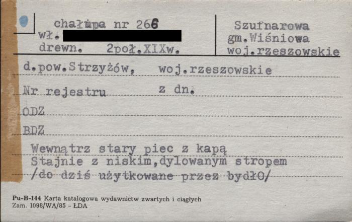 chałupa, skan 1