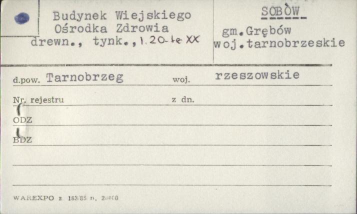 budynek wiejskiego ośrodka zdrowia, skan 1