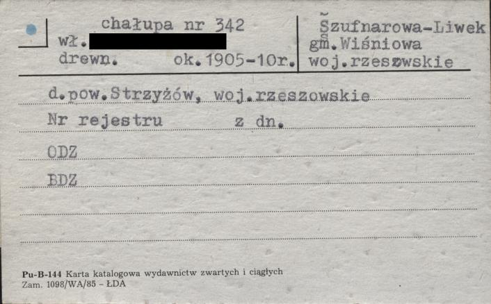 chałupa, skan 1