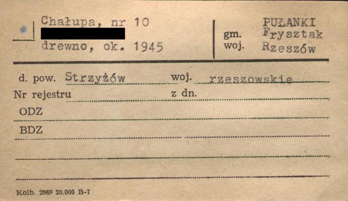 chałupa, skan 1