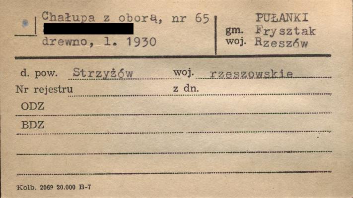 chałupa z oborą, skan 1