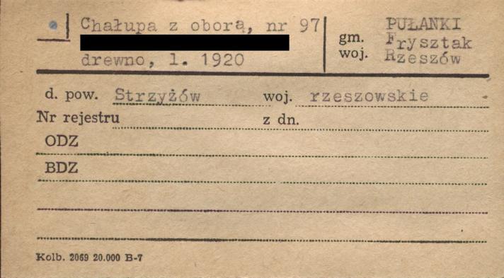 chałupa z oborą, skan 1
