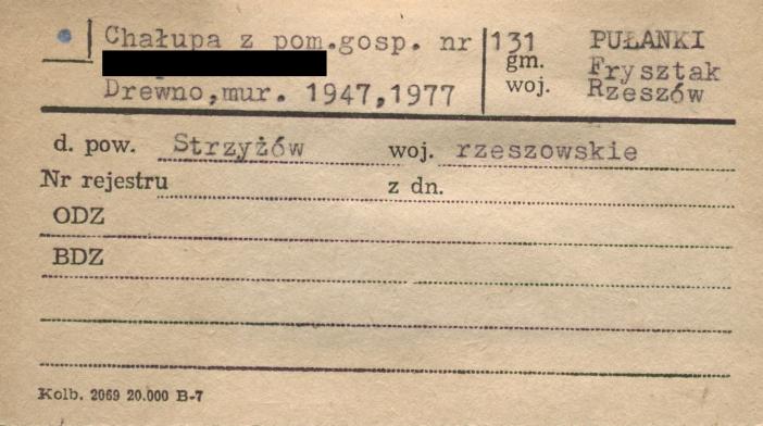 chałupa z częścią gospodarczą, skan 1