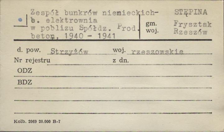 zespół bunkrów niemieckich b. elektrowania, skan 1