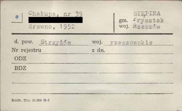 chałupa, skan 1