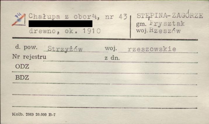 chałupa z oborą, skan 1