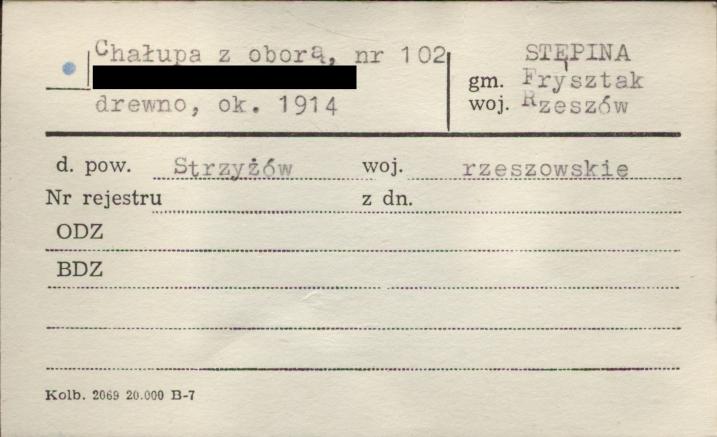 chałupa z oborą, skan 1