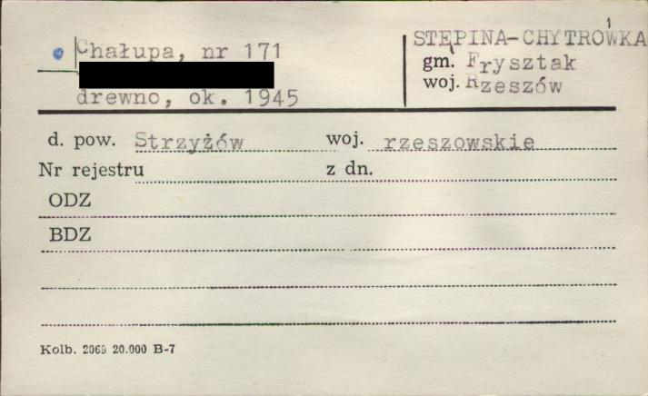 chałupa, skan 1