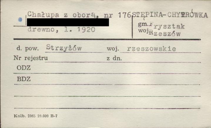 chałupa z oborą, skan 1