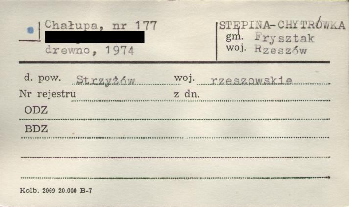 chałupa, skan 1