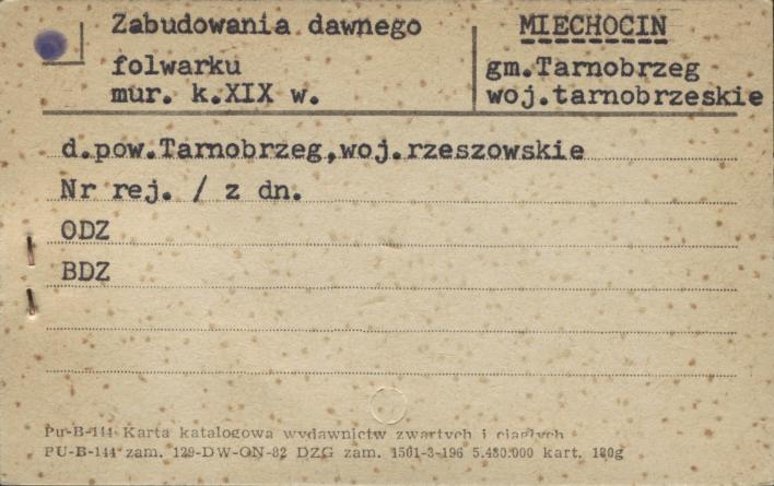 zabudowania dawnego folwarku, skan 1