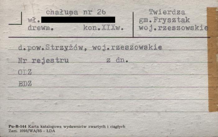 chałupa, skan 1