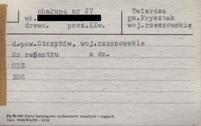 chałupa, skan 1
