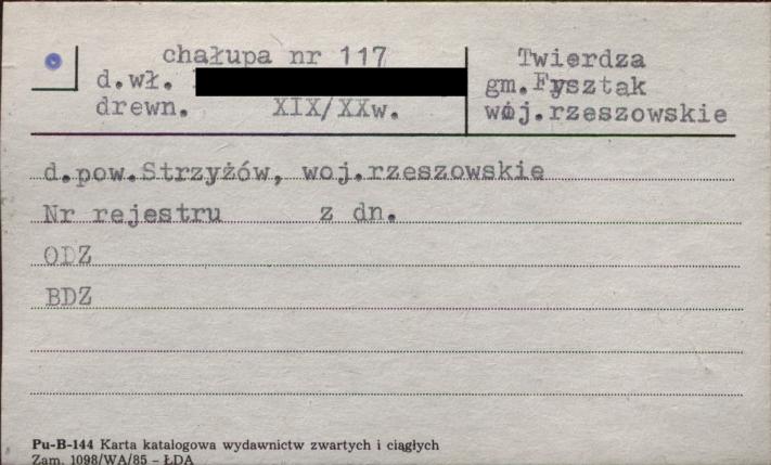 chałupa, skan 1