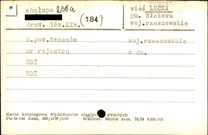 chałupa, skan 1