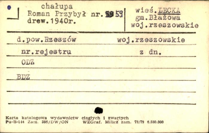 chałupa, skan 3