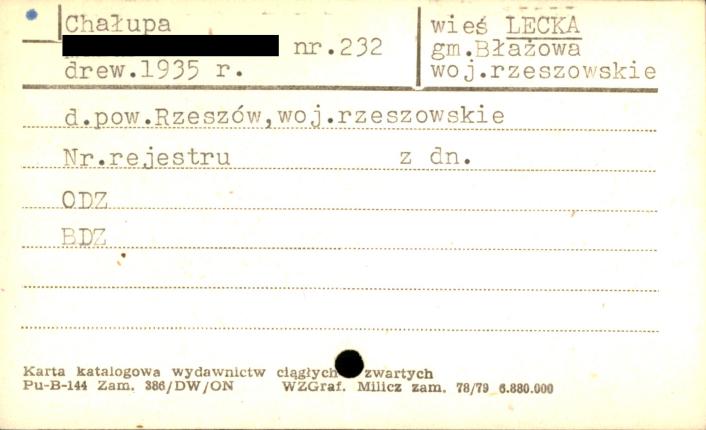 chałupa, skan 1
