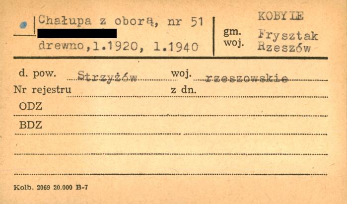 chałupa z oborą, skan 1