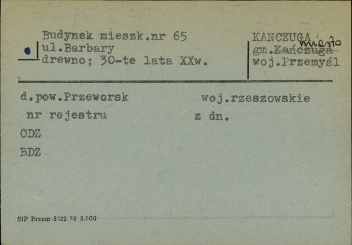 budynek mieszkalny, skan 1