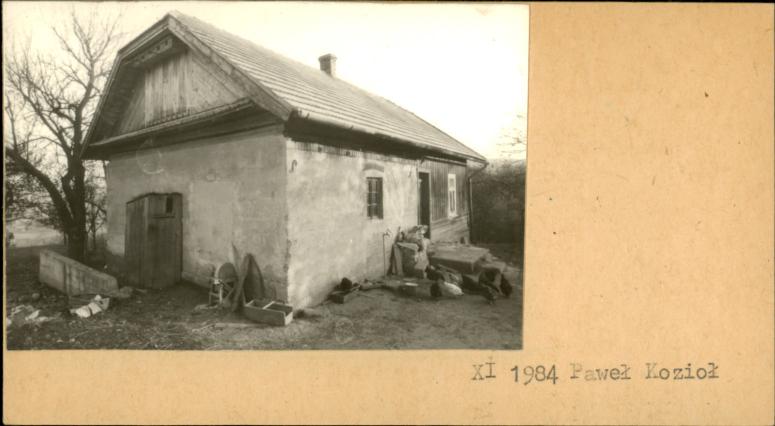 chałupa z pomieszczeniem gospodarczym, skan 2