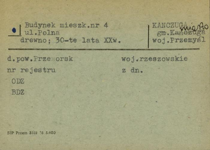 budynek mieszkalny, skan 1