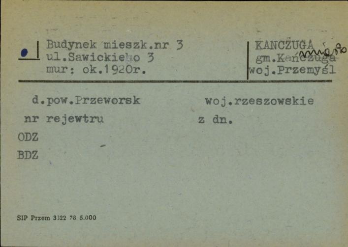 budynek mieszkalny, skan 1