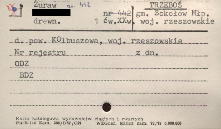 żuraw studzienny, skan 1