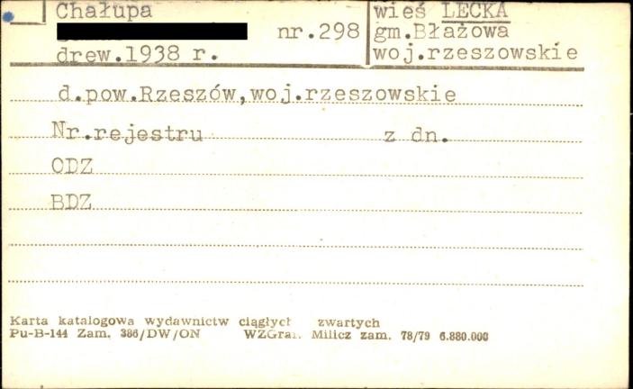 chałupa, skan 1