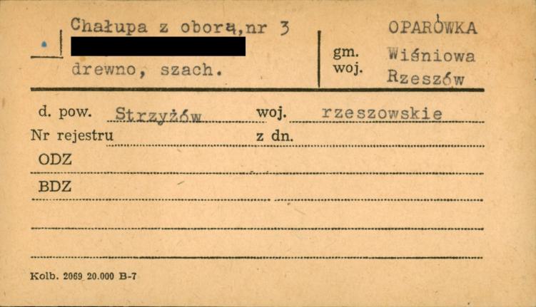 chałupa z oborą, skan 1