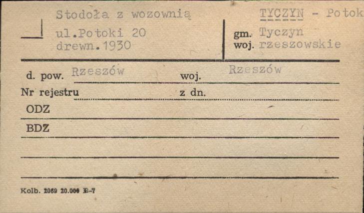 stodoła z wozownią, skan 1