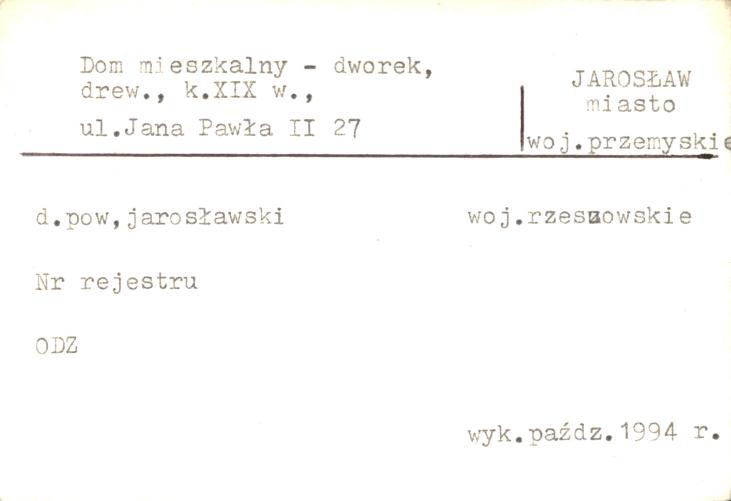 dom mieszkalny - dworek, skan 1