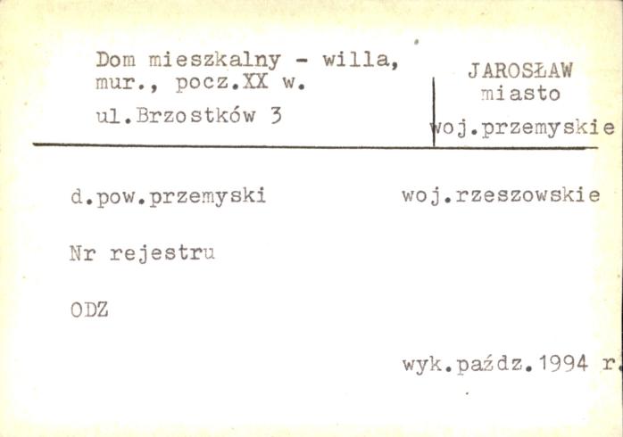dom mieszkalny - willa, skan 1