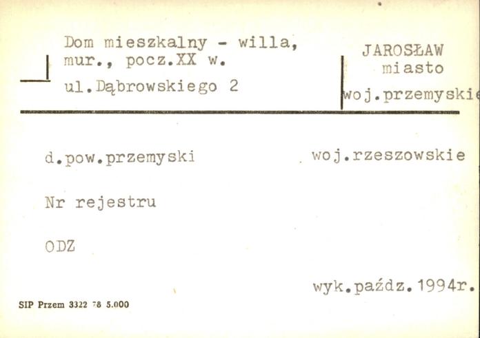 dom mieszkalny - willa, skan 1