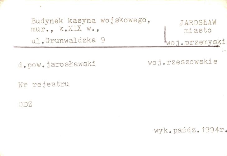 budynek kasyna wojskowego, skan 1