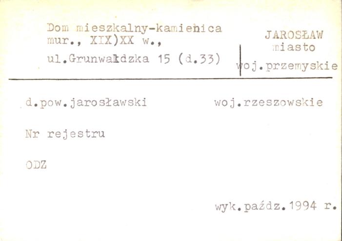 dom mieszkalny - kamienica, skan 1