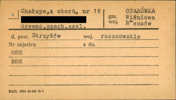 chałupa z oborą, skan 1